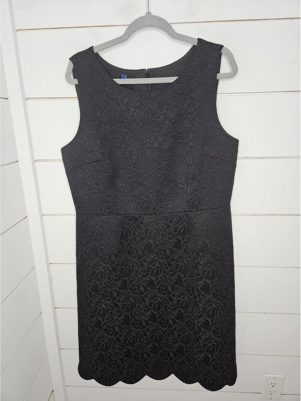 Talbots RSVP size 14 jacquard LBD little black dress